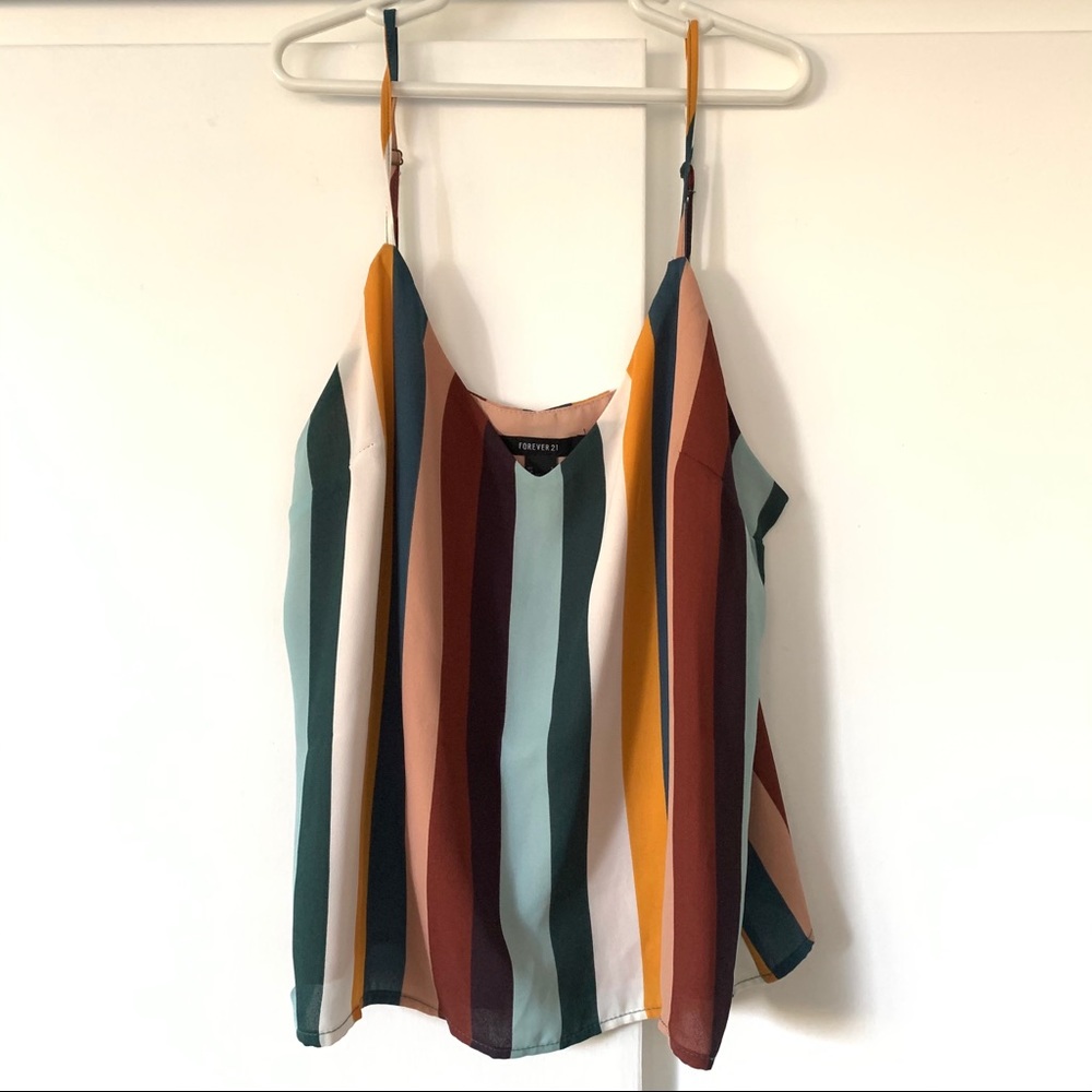 Forever 21 chiffon blouse/tank- Like New!